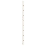 Wall Headboard White 126x3x63 cm Solid Wood Pine 824729