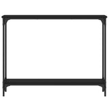 Console Table Black 100x22.5x75 cm Engineered Wood 834015