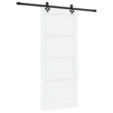 Sliding Door Manual White and black 86 x 198.5 cm 3333511
