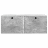 Wall-Mounted TV Cabinet 78.5 x 31 x 30 cm Concrete Grey 899228