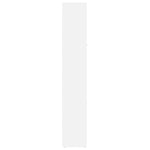 Bathroom Cabinet White 30x30x183.5 cm Engineered Wood 802597