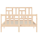 Bed Frame without Mattress 120x200 cm Solid Wood Pine 3193136
