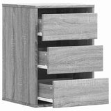 Corner Chest of Drawers Grey Sonoma 40x41x58 cm Engineered Wood 852839
