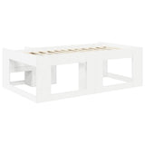 Kids'Bed Frame with Storage White 98.5 x 200 cm 3422611