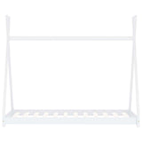 Kids Bed Frame White Solid Pine Wood 90x200 cm 283360