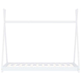 Kids Bed Frame White Solid Pine Wood 90x200 cm 283360