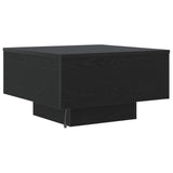 Coffee Table Black Oak 55 x 55 x31 cm Engineered Wood 862996