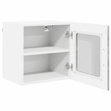 Wall Glass Cabinet PORTO Concrete Grey 40 x 31 x 40 cm 885191