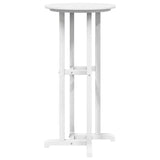 Bar Table White 55 x 55 x 107 cm Polyethylene 42006607
