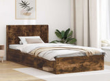Headboard Smoked Oak Engineered Wood 889620