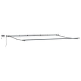 Manual Retractable Awning with LEDs Brown 600x300 cm 3310222