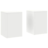 Plant Stand 2 pcs White 24 x 24 x 35 cm Steel 865807
