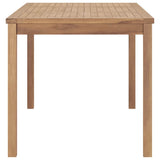 Garden Dining Table 160x80x77 cm Solid Teak Wood 315620