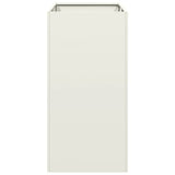 Planter White 40x80x80 cm Steel 860774