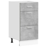 Bottom Cabinet Lyon Concrete Grey 40x46x81.5 cm Engineered Wood 854214