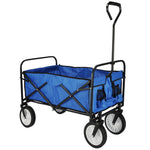 ZNTS HI Foldable Cart Blue 53.5x83x27 cm 435281