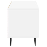 TV Cabinet White Engineered Wood 896455