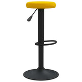 Bar Stools 2 pcs Mustard Yellow Velvet 333150