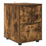 Storage Cabinet Smoked Oak 40 x 48 x 57 cm Engineered Wood 888842