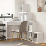Corner Desk White 101.5 x 149.5 x 149.5 cm Engineered Wood 3337241