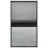 Plisse Insect Screen for Windows Aluminium 80x160 cm with Shade 148685