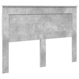 Headboard with Headboard Concrete Grey 150 cm Engineered Wood 887444