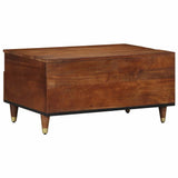 Coffee Table Honey Brown 80 x 54 x 40 cm Solid Mango Wood 4018749