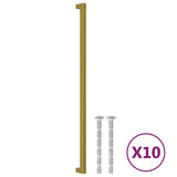Cabinet Handles 10 pcs Gold 480 mm Stainless Steel 3203674