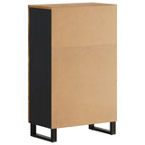 Highboard with Drawer 60x33x100 cm Solid Wood Mango&Iron 352936