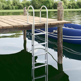 5-Step Dock Ladder Silver 45 11.5 190 cm Aluminum 42011355