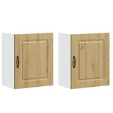 Kitchen Wall Cabinets 2 pcs Kalmar Artisan Oak Engineered Wood 853576