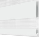 Zebra Blind 120 x 230 cm White 240218
