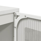 Highboard White 68x39x111.5 cm Steel 853367