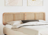 Headboard with Headboard Natural 160 x 55 x 3 cm Rattan 42011565