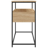 Console Table Sonoma Oak 100x40x75 cm Engineered Wood 834151