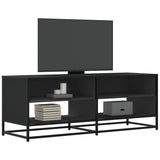 TV Cabinet Black 120.5x40x46 cm Engineered Wood and Metal 848889