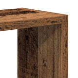 Wall Shelf Old Wood 90x16x78 cm Engineered Wood 856069