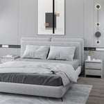 Bedside Cabinets 2 pcs Concrete Grey 45x34.5x44.5 cm Engineered Wood 809854