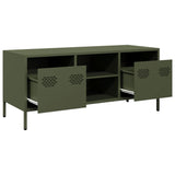 TV Cabinet Olive Green 101.5x39x43.5 cm Cold-rolled Steel 851302
