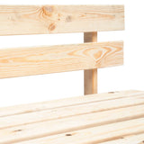 ZNTS Garden Pallet Bench Wood 45768