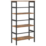 Bookshelf 3-Tier 60 x 29.5 x 115 cm Engineered Wood Old Wood 883926