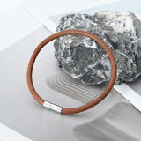 Leather Cord Light Brown 5 mm x 50 m Leather 42022011