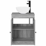 Bathroom Furniture Set Grey Sonoma Engineered Wood 3404219