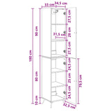 Cabinet Set 2 pcs Engineered Wood 3416872