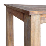 Dining Table Solid Mahogany Wood 120x60x77 cm 244496