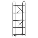 Bookshelf Black Oak 60 x 30 x 183 cm Engineered wood 879905