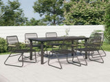 Garden Dining Set Black 3060276