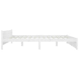 Bed Frame without Mattress with Drawers White 200x200 cm 3103580