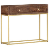 Console Table 90x30x75 cm Solid Mango Wood 286555