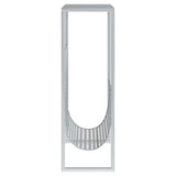 Magazine Rack Silver 35x15x45 cm Steel 331670